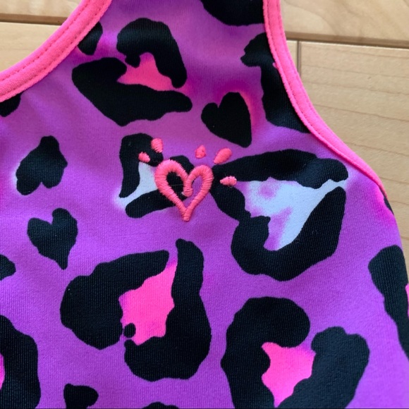 Justice Youth Racerback Sports Bra 🌺 Size 32 (14) - Picture 4 of 7
